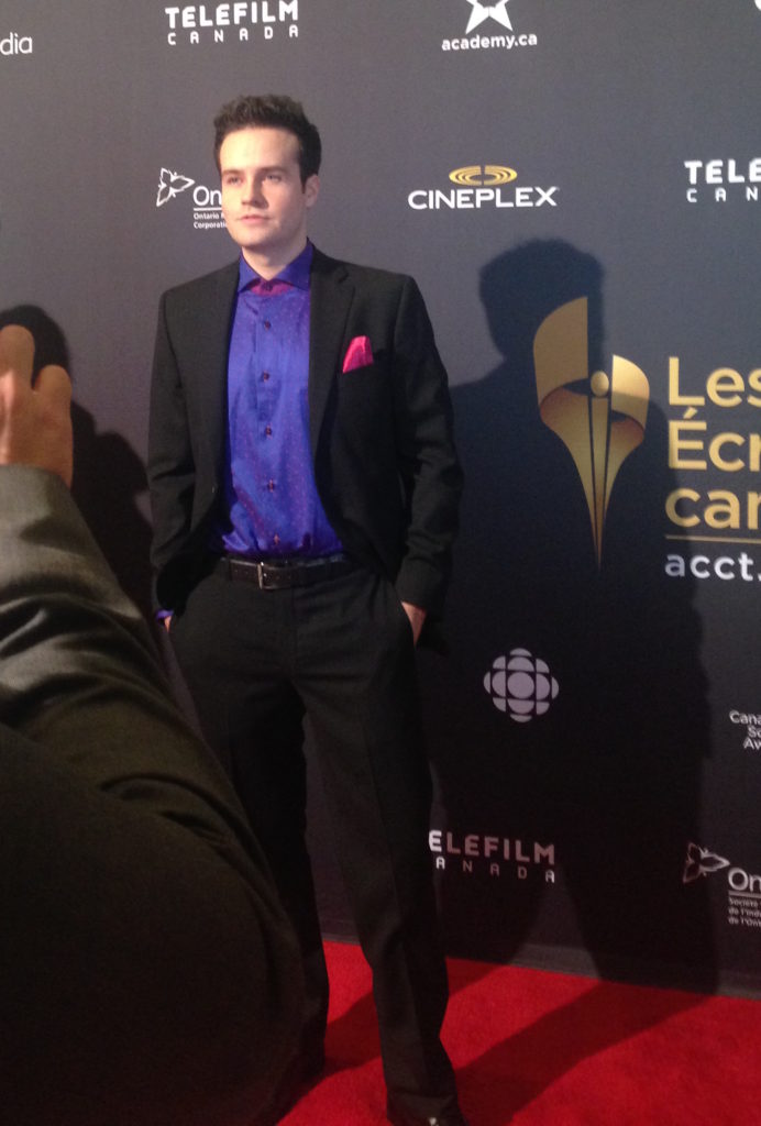 Brandon Ludwig Canadian Screen Awards Nomination Reception close up